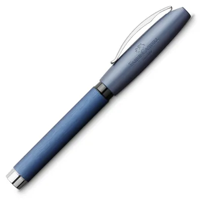 Produktbild von Faber Castell Füller Essentio Aluminium blau Feder B