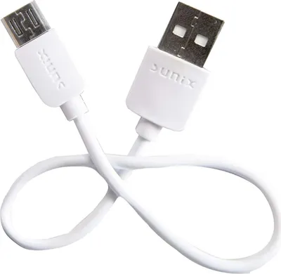 Zdjęcie produktu dla Kabel do ładowania Sunix 25 cm do transferu danych micro USB ładowarka USB kompatybilna ze smartfonami i tabletami