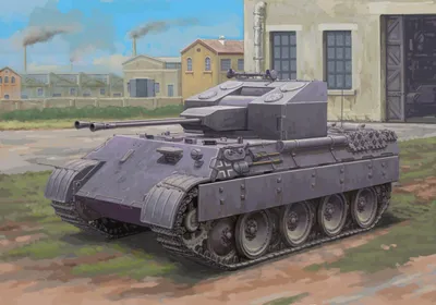 Obrázok produktu pre Nemecký protilietadlový tank V Ausf.A / 1:48