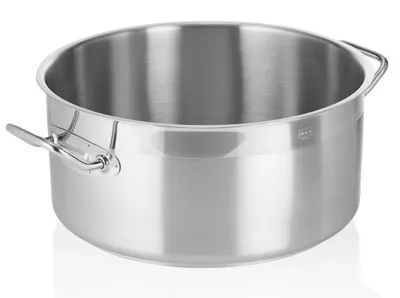 Produktbild von Profi Edelstahl-Kochtopf Bratentopf mit Deckel 17,0 Liter ØxH: 36 x 18 cm