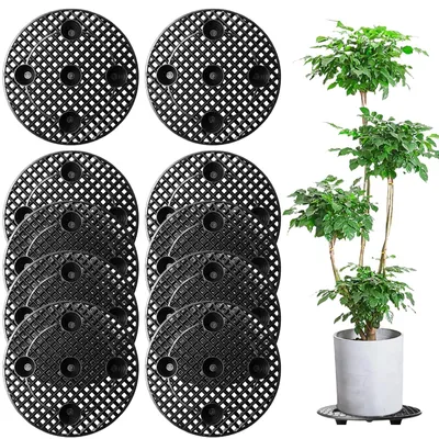 Zdjęcie produktu dla Omgoods - Zestaw 10 worków do roślin z otworami drenażowymi, 30 cm