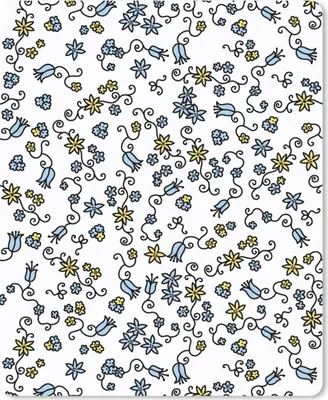 Produktbild von MuchoWow® Mauspad Mousepad Mädchen - Blumen - Muster - Mädchen - Kinder - Baby 19x23 cm - Mousepads - Maus Mat - Pad - Mausunterlage - Mauspads - Spielen