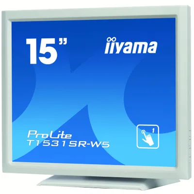 Produktbild von iiyama T1531SR-W5, 38,1 cm (15"), 1024 x 768 Pixel, 300 cd/m², 0,297 x 0,297 mm, 700:1, 8 ms