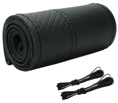 Obrázek produktu pro Omgoods – Univerzální potah na volant pro automobily, vhodný pro průměr 37-39 cm