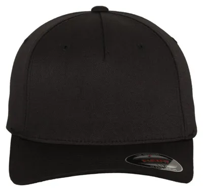 Image de Flexfit - Casquette de baseball 5 panneaux TN1356 (S-M) (noir)