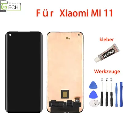 Produktbild von Original Xiaomi Mi 11 5G LCD Display M2011K2C M2011K2G Touchscreen Ersatzteil