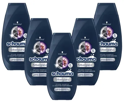 Immagine prodotto di Schauma Care Shampoo Silver Shine Anti Yellowness 250ml confezione da 5 pz