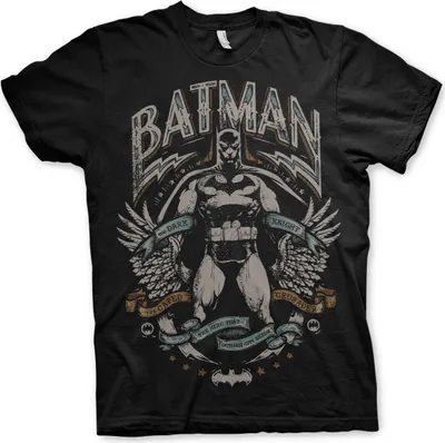 Produktbild von Batman T-Shirt Herren Crusader schwarz XL