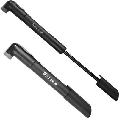 Produktbild von Mini-Fahrradpumpe, tragbare Fahrradreifenpumpe, 120 PSI, passend fš¹r Presta- und Schrader-Fahrradluftpumpe