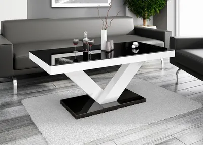 Produktbild von Design Couchtisch HV-888 Hochglanz Highgloss Tisch Wohnzimmertisch