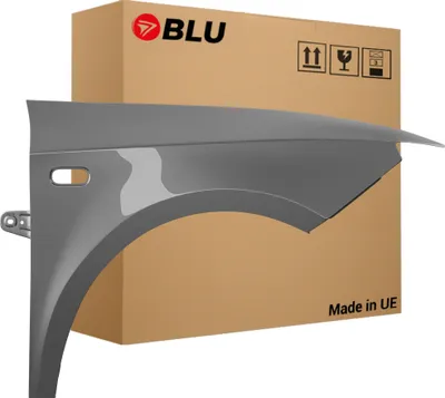 Image de BLU Aile Compatible avec Seat Ibiza (6J - IV 4. Generation) LA7Y Droite Grau ZinnGrau | 2008-2017 | Avant | Peint| Prêt à Monter | Acier