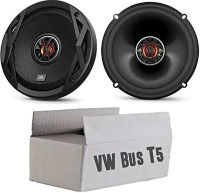 Produktbild von VW Bus T5 Front - Lautsprecher Boxen JBL Club 6522 | 2-Wege | 16,5cm Koax Auto Einbauzubehör - Einbauset