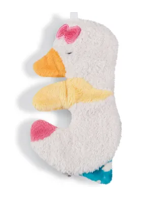 Produktbild von NICI 49050 Knistertier MyFirstNICI Gans Gilli 14cm beige-Kuscheltier fr Babys und Kleinkinder zum Greifen, Knuddeln, Entdecken und Einschlafen