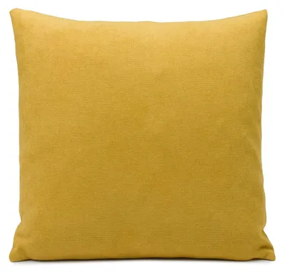 Productafbeelding van Gözze - Gevuld kussen met rits, Darco, 45 x 45 cm - Mosterdgeel