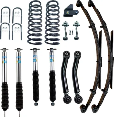 Obrázok produktu pre Kompletné odpruženie +3''=75mm s tlmičmi Bilstein s Jeep Cherokee XJ 84-01