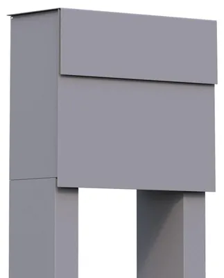 Produktbild von Standbriefkasten Molto in Grau Metallic