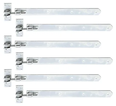 Obrázek produktu pro Alberts 846022 Závěsová lišta, rovná, zaoblené zakončení, nastavitelná o 30 mm, galvanicky pozinkovaná, s tlustovrstvou pasivací, 460 x 40 mm, sada 6 ks