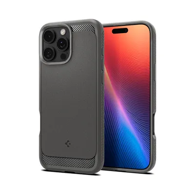 Produktbild von Spigen Rugged Armor MagSafe Hlle fr iPhone 16 Pro Max Grau