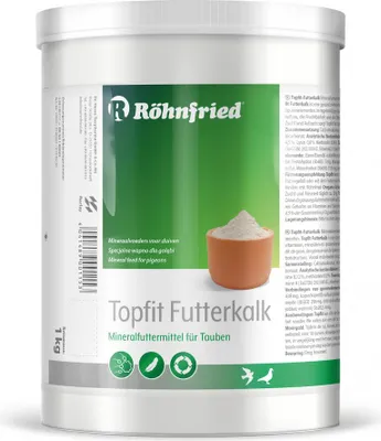 Produktbild von Röhnfried Topfit Spezial Futterkalk 1 kg fördert das Wachstum und Fruchtbarkeit