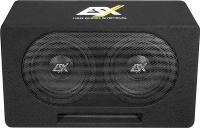 Obrázok produktu pre ESX DBX208Q, 20,3 cm (8"), Aktívny subwoofer, 400 W, 30 - 300 Hz, 4 ohm