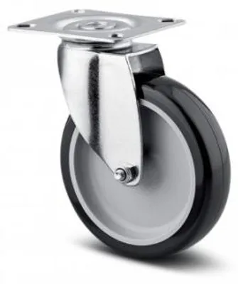 Image de Roulette pivotante de meuble sans frein Gris