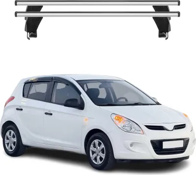 Image de Menabo Barres de toit Transversales pour Hyundai i20 2008-2014 Gris ABE 2x