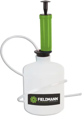 Produktbild von FIELDMANN FZR 9050 Odsávačka oleje, obsah nádoby 1,6 l, 2x PVC hadička, průměr 8 mm (1 m), průměr 10 mm (1,3 m), trychtýř, použitelné také pro všechny typy paliv