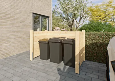 Produktbild von Mülltonnenabtrennung 2,00x1,08x1,25 m