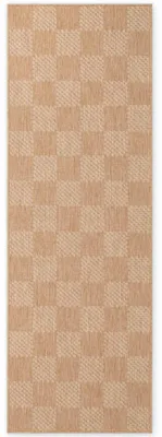 Produktbild von Ted Baker Flachgewebeteppich Dorothy, Wetterfest, Kariert, Schachbrett, Jute