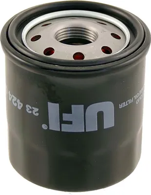 Productafbeelding van Oliefilter UFI 23.424.00, een schroef-in filter, geschikt voor:* RENAULT CLIO II (BB0/1/2, CB0/1/2)* TWINGO I (C06)* KANGOO (KC0/1)* KANGOO Express (FC0/1)* CLIO I