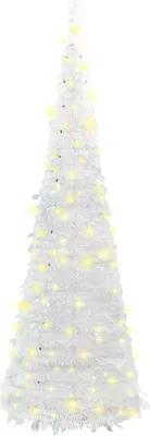 Obrázek produktu pro vidaXL Pop-Up vánoční stromek umělý 100 LED diod bílý 150 cm