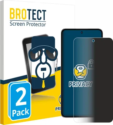 Produktbild von 2x BROTECT Sichtschutzfolie für Nubia Neo 3 GT 5G Anti-Spy Privacy Sichtschutz Blickschutz Folie Blaulicht-Schutz