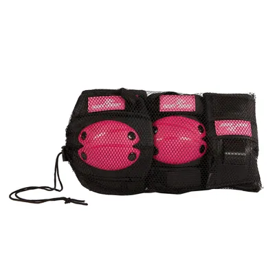 Produktbild von Skateschutzset 6-teilig rosa/schwarz M