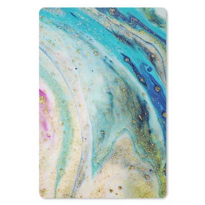 Produktbild von MuchoWow® Mauspad Mousepad Marmor - Farbe - Regenbogen 18x27 cm - Mousepads - Maus Mat - Pad - Mausunterlage