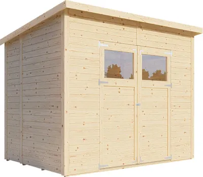 Produktbild von Gartenhaus Marksburg 3 14 mm natur