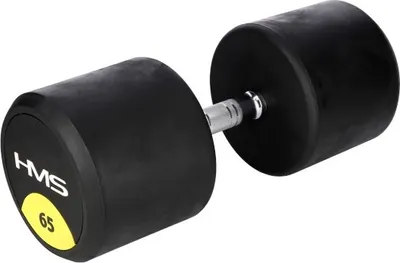 Produktbild von Gummierte Einhandhantel HMS HG Pro 65 kg