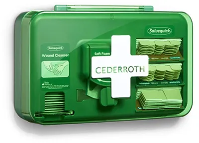 Produktbild von Cederroth Wound Care Dispenser, Pflasterspender 20,3 cm x 30,6 cm x 15,5 cm grün