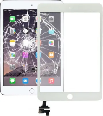 Immagine prodotto di Display touch screen in vetro con chip IC compatibile con Apple iPad Mini 3 bianco Nuovo