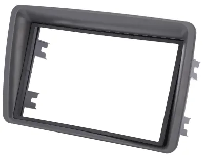 Imagen del producto de Panel de control central para radio de coche de doble DIN, marco de reemplazo para el tablero de CD, compatible con FIAT Panda (2003-2012)