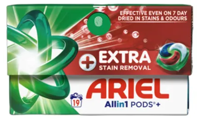 Zdjęcie produktu dla Ariel Proszek do prania Extra w Kapsułkach 19 sztuk
