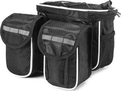 Produktbild von Lixada Cycling Bike Top Tube Bag mit Regenschutz Wasserdichtes Mountainbike Frontrahmen Packtasche Pack