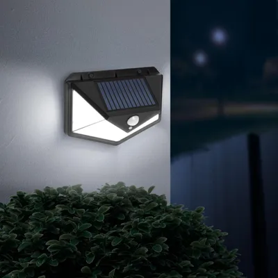 Obrázek produktu pro Solární reflektor se senzorem pohybu - nástěnný - 136 LED