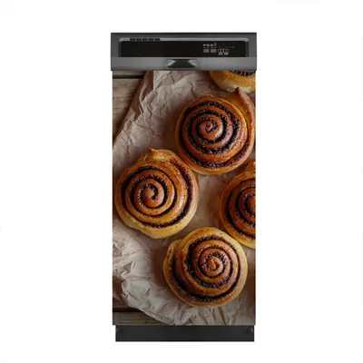 Produktbild von Magnete Dekorative 45x80 cm Küche Magnetmatte Spülmaschine - gebackene Zimtbrötchen