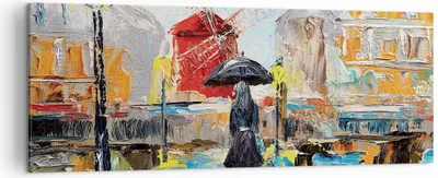 Produktbild von Bild auf Leinwand - Leinwandbild - Einteilig - Frau Bild Öl - 140x50cm - Wand Bild - Wanddeko - Wandbilder - Leinwanddruck - Bilder - Wanddekoration - Leinwand bilder - Wandbild - AB140x50-4974