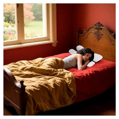 Produktbild von Nackenstützkissen | Ergonomisches Nackenkissen für den Schlaf – Kissen aus Memory-Schaum für Zuhause, Reisen, Schule