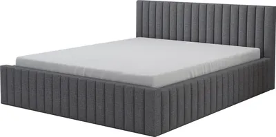 Productafbeelding van Boxspringbed LOG, 160 x 200 cm, inclusief matras en bedbodem. Kleur: Grijs