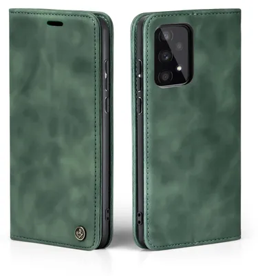 Produktbild von Handy Hülle für Samsung Galaxy A33 5G Klapphülle Bookcase Flip Cover Handy Tasche Etui Farbe: Grün