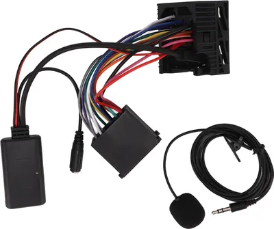 Image de Câble audio sans fil AUX Connecteur Bluetooth 5.0 avec microphone de remplacement pour E46 320i 320ci 2002?2006