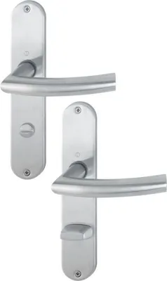 Produktbild von HOPPE Edelstahl-Langschild-Türgriff-Garnitur  Narvik  GRT-LO/LO/F69/8/8/SK/OL-78/37-42/75 - 11545155