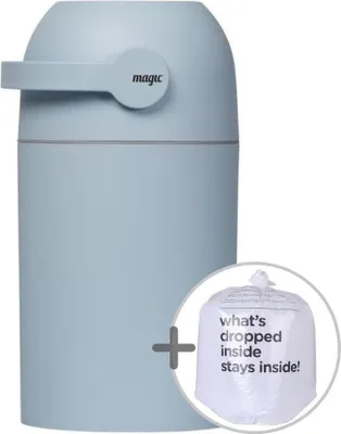 Zdjęcie produktu dla Kosz Na Zużyte Pieluchy Magic Majestic - Niebieski (Na 25 Pieluch) + Worki